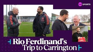  Rio Ferdinand Drops In At Carrington | Bumping into Sir Alex, Erik ten Hag's philosophy & MORE!