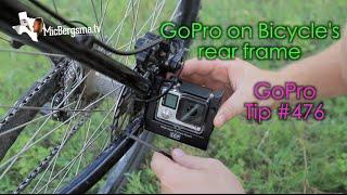 Wide Open Camera Mount on Bicycle's Rear Frame - GoPro Tip #476 | MicBergsma