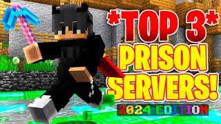 TOP 3 PRISON SERVERS! *2024 EDITION* | Minecraft OP Prison | 1.8-1.20+ New Minecraft Prison Servers