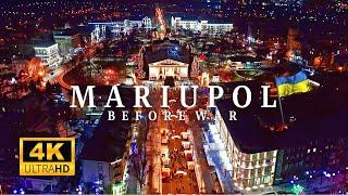 Mariupol, Ukraine  in 4K 60FPS ULTRA HD Video by Drone Before War