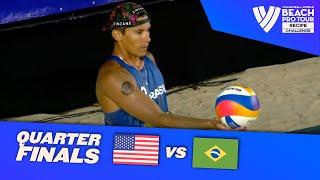 Schalk/Bourne vs. Evandro/Arthur - Quarter Finals Highlights Recife 2024 #BeachProTour