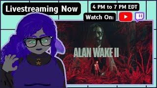 [7 LIVE] will we finish? maybe. then Lake Cabin | Let's Play Alan Wake 2 - VTuber First Playthrough