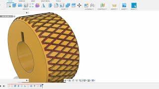 How to make knurling in fusion 360 | Fusion 360 Tutorial