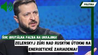 ŠOK: Brutálna paľba na Ukrajinu! Zelenskyj zúri nad ruskými útokmi na energetické zariadenia!