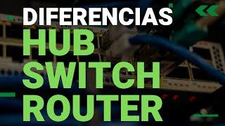 🟣  ¿Diferencias entre un HUB, SWITCH y ROUTER? Qué son y para qué sirven?