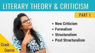 Literary Theory & Criticism: Crash Course for UGC NET English (Part 1)