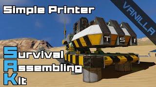 [Мастерская Некрончега] Space Engineers: SAK Automatic printer MK-1