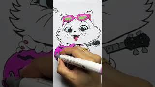 44 Cats Coloring #shorts #short #shortsviral #shortvideo #shortsvideo #viralshort