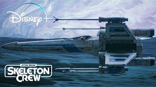 Escape from X-Wing Starfighters | Star Wars : Skeleton Crew