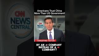 Americans Trust China More than US Government 