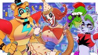 Glamrock Freddy X Monty & Roxy Meet Their New Friend Jackie | Secret Of The Mimic (FNAF Animation)