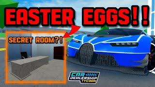 EASTER EGGS YOU PROBABLY DIDN'T KNOW ABOUT IN Car dealership tycoon!!  | Mird CDT