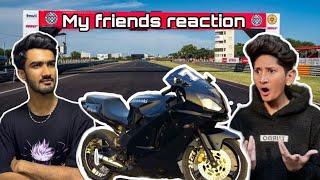 NEW SPORTS BIKE PR FRIENDS KA REACTION 