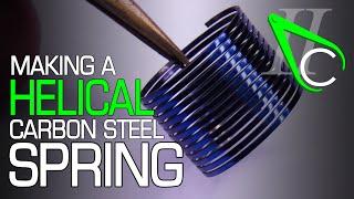 Making A Helical Carbon Steel Spring