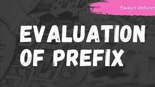 Evaluation of Prefix expression (step by step using stack) | Data Structure