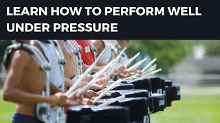 Big Audition Or Performance Soon? Learn To Execute At a High Level Under Pressure (+Drum Lesson)