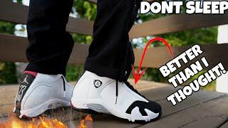 THE JORDAN 14 “BLACK TOE” IS WAY BETTER THAN I THOUGHT DON’T SLEEP! DETAILED REVIEW AND ON FEET!