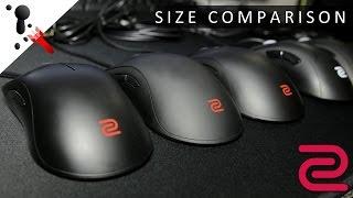 Zowie Mouse Size Guide (FK EC and ZA Series)