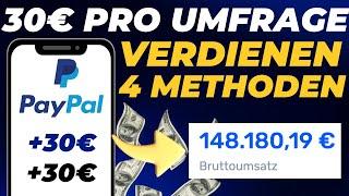 30€ PRO UMFRAGE VERDIENEN  (100% Seriöse Methode) Passiv Geld im Internet verdienen