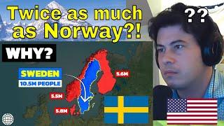 American Reacts Why Sweden Dominates Scandinavia's Population