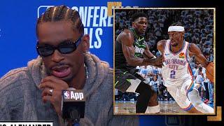 "It's always a chess match out there" Shai Gilgeous-Alexander Sounds Off After Game 1 | May 20, 2025