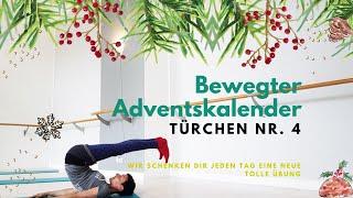 KRAFT FÜR KNIE & HÜFTEN I Hüftschmerzen, Rückbildung, Beckenboden, Pomuskeln I Adventskalender 2021