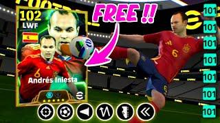 Free Epic Iniesta Best Training Guide  || efootball 2025 