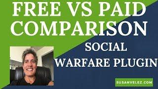 Free Social Warfare vs Premium Social Warfare WalkThrough