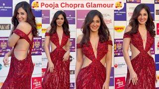 Pooja Chopra Hot Dress Hot Look Zee Cine Awards 2024 Red Carpet