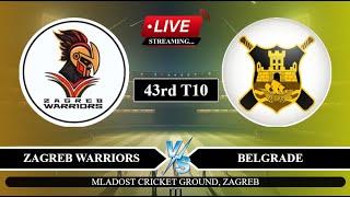 Live: WARR vs BLG 43rd T10 Live | Croatia T10 Live Score | Warriors-Z vs Belgrade Live