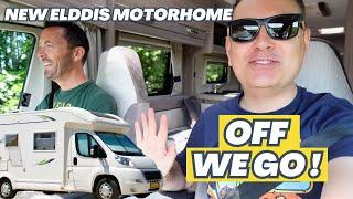 VAN LIFE - Setting off in our new Motorhome - Elvis's Maiden Voyage! Elddis Autoquest 155