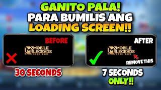 ML TRICKS!! Paano Bumilis Ang Loading ng Mobile Legends | How To Fast Loading in Mobile Legends