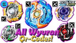 All Wyvron Qr-CODES | Все QR-Коды Wyvron - Beyblade Burst Surge