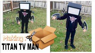 How to make a Titan TV man  #skibiditoilet #titantvman #cosplay