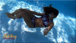Swimming Underwater In The PoolCelebrating Spring Time 