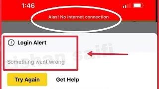 Rapido Fix Login Alert Something went wrong & No internet connection Problem Solve