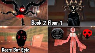 Doors But Epic Book 2 Floor 1 Full Walkthrough Speedrun Gameplay & No Jumpscares