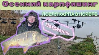 Осенний карпфишинг. Ловля карпа в ноябре. Водоём Петревичи.
