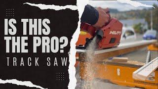 Testing the new Hilti track saw