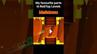 My Favourite Parts in RobTop Levels Part 2 #shorts #geometrydash