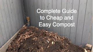 Easy Low Cost Composting with Free Coffee Grounds and Wood Chips Alberta Urban Garden