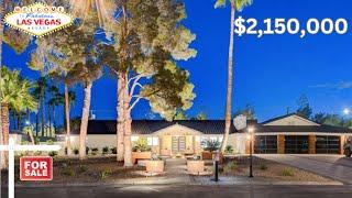 Ranch Style Retreat | 3,802 sqft | 2/3 Acre | Pool | Homes For Sale Las Vegas