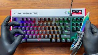 Hyper X Alloy Origins Core TKL Unboxing - ASMR