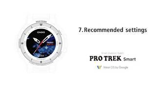 Tips vol.07 -Recommended Settings- | CASIO PRO TREK Smart