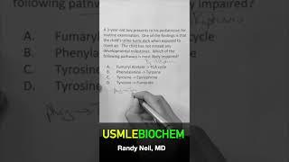 USMLE BIOCHEMISTRY #SHORTS. Less than 1 minute.