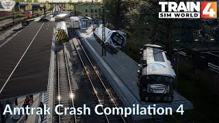 Amtrak Crash Compilation 4 | Train Sim World 4