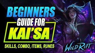 Kaisa Wild Rift Guide | Kai'sa Skills, Combos and build Tutorial