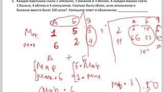 Разбор задач II олимпиады по математике. 2 класс