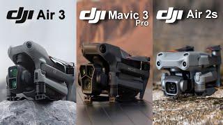 Dji Air 3 Vs Dji Air 2s Vs Dji Mavic 3 Pro Comparison | DJI Air 3