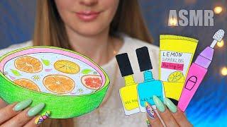 ASMR Doing Your Nails  with PAPER COSMETICS Spa Skincare | АСМР